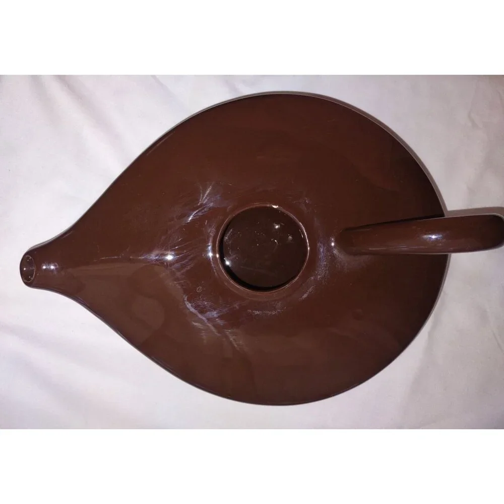 Teapot Modern Brown ceramic pitcher